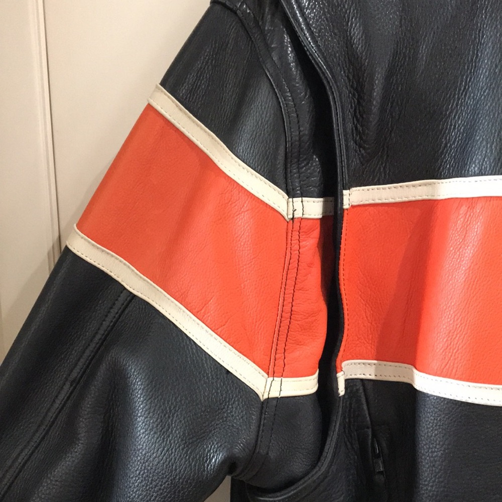 Leather Motorcycle Riding Jacket - Picture 5 of 15